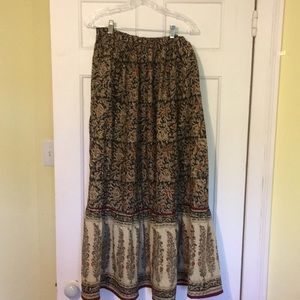 Fabindia maxi-skirt Size L/XL 100% Cotton NWT
